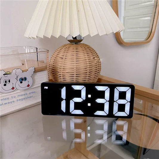 Mirror Digital Clock — Smart Touch, Sleek Style, Easy Life