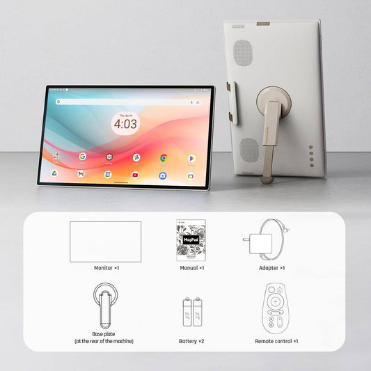 💜24.5-Inch Smart Touch Portable TV