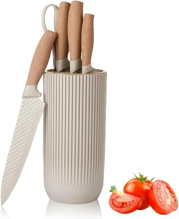 Anti-rust and non-stick stainless steel sharp kitchen knife set