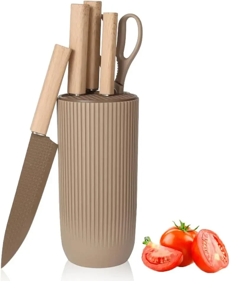 Anti-rust and non-stick stainless steel sharp kitchen knife set