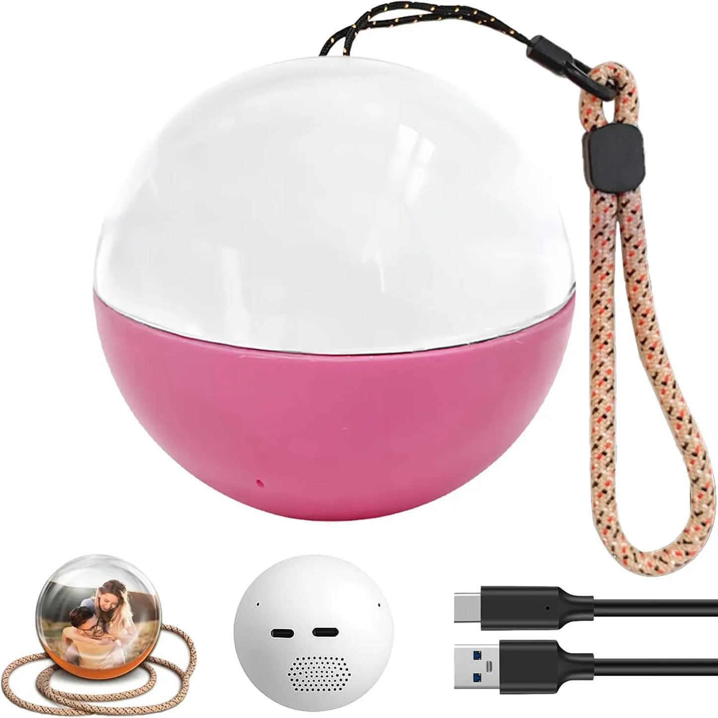 Personalized Crystal Ball Video Player (with 3D Video Display Light)