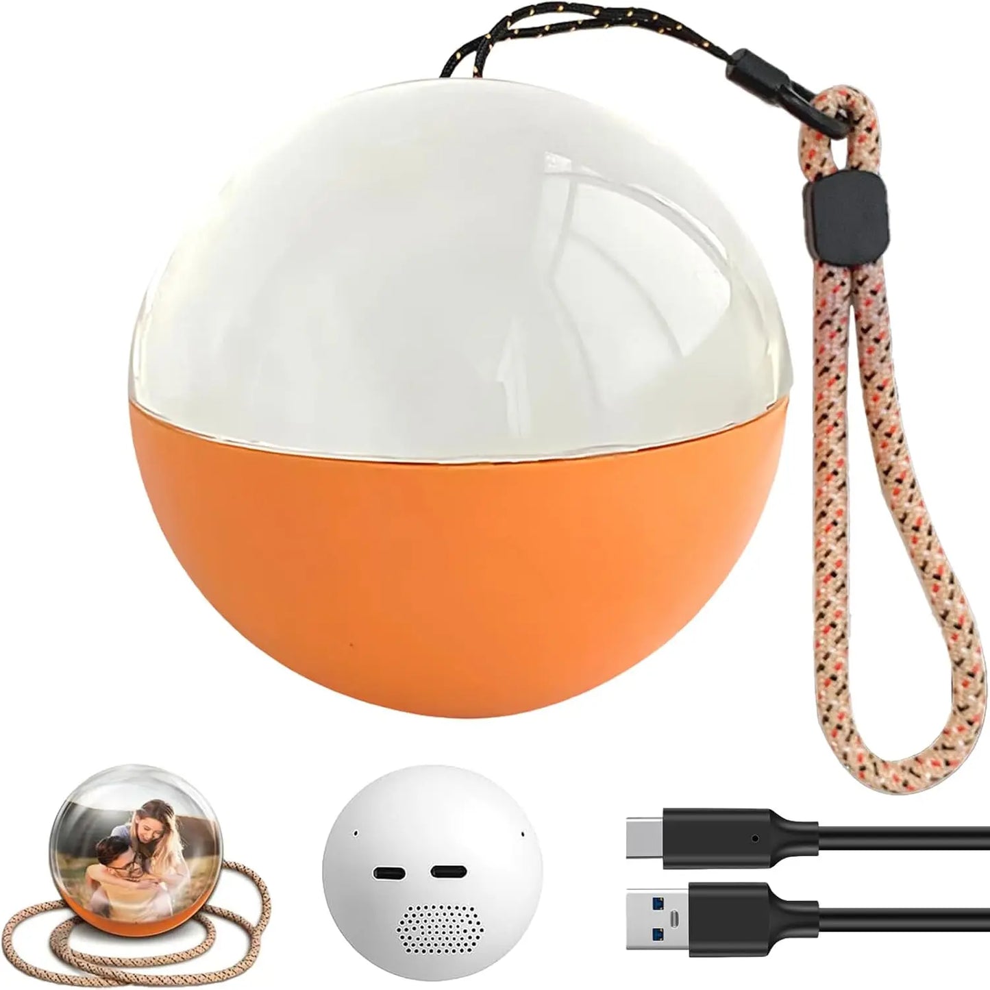 Personalized Crystal Ball Video Player (with 3D Video Display Light)