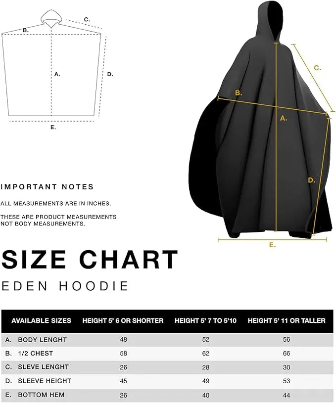 Oversized weighted hooded cape with super soft faux fur lining