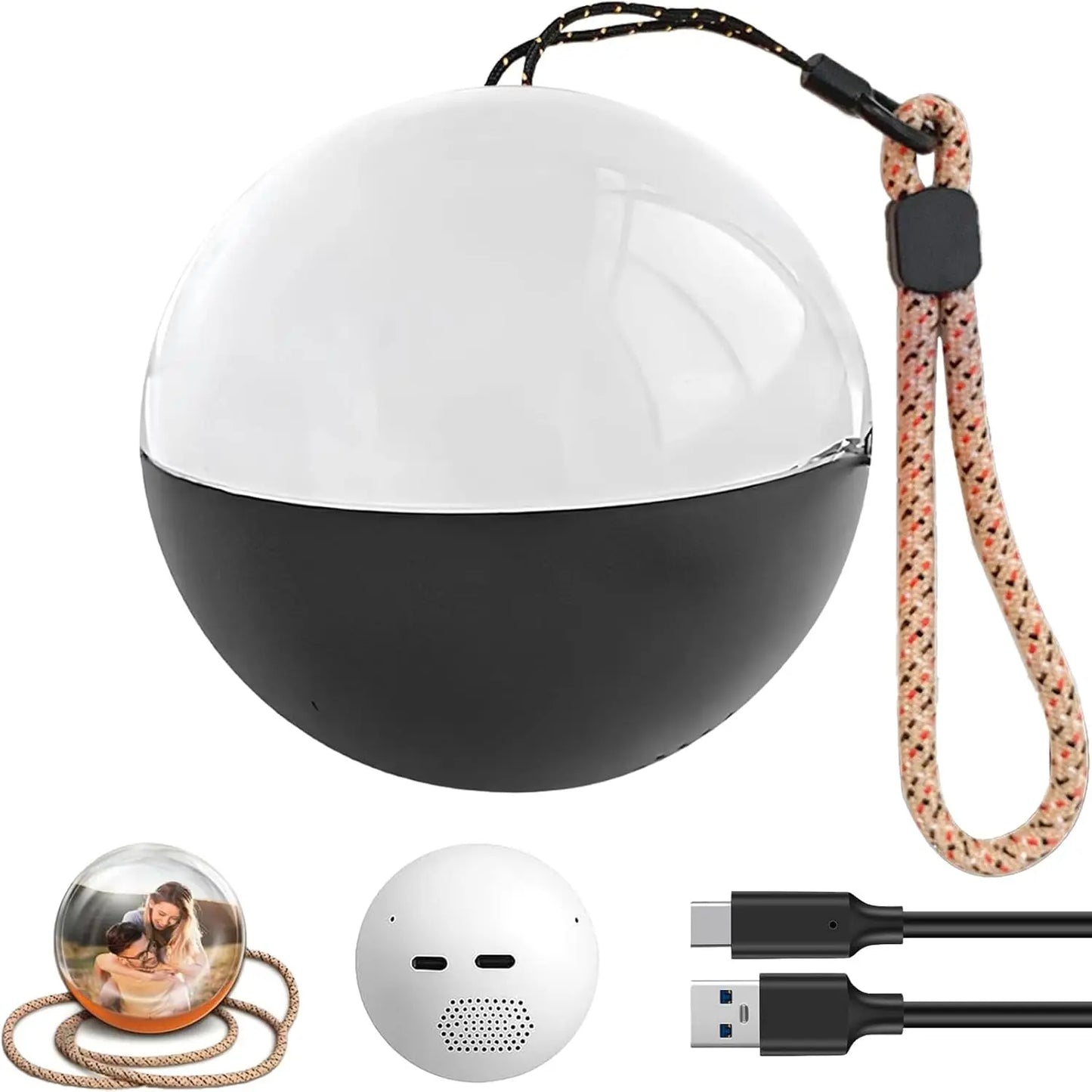 Personalized Crystal Ball Video Player (with 3D Video Display Light)