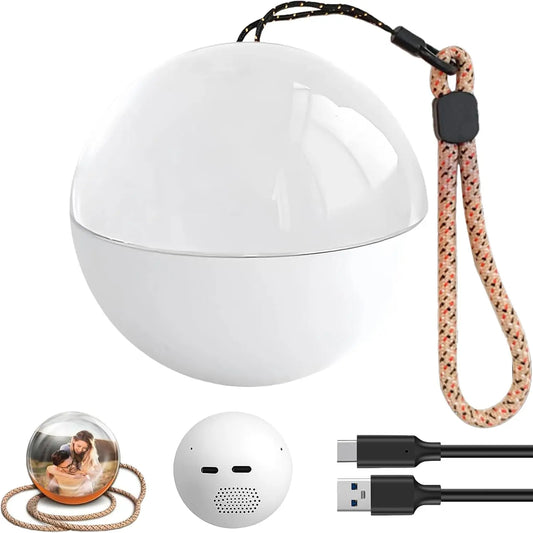 Personalized Crystal Ball Video Player (with 3D Video Display Light)