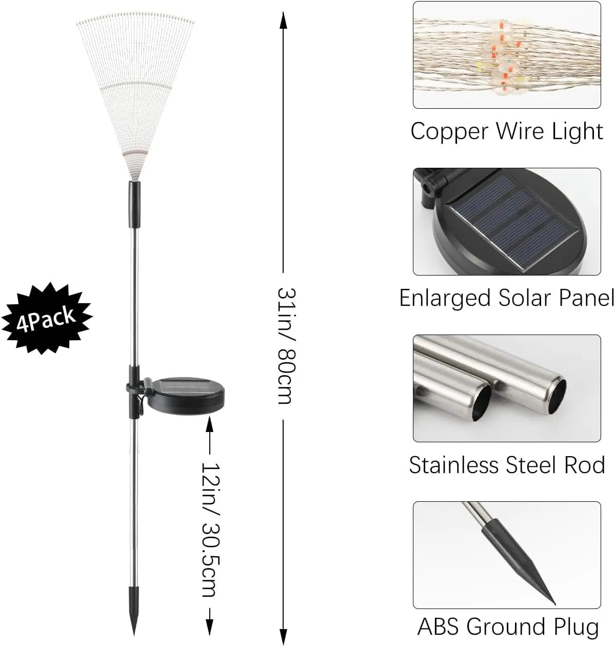 Fireworks Solar Garden Lights
