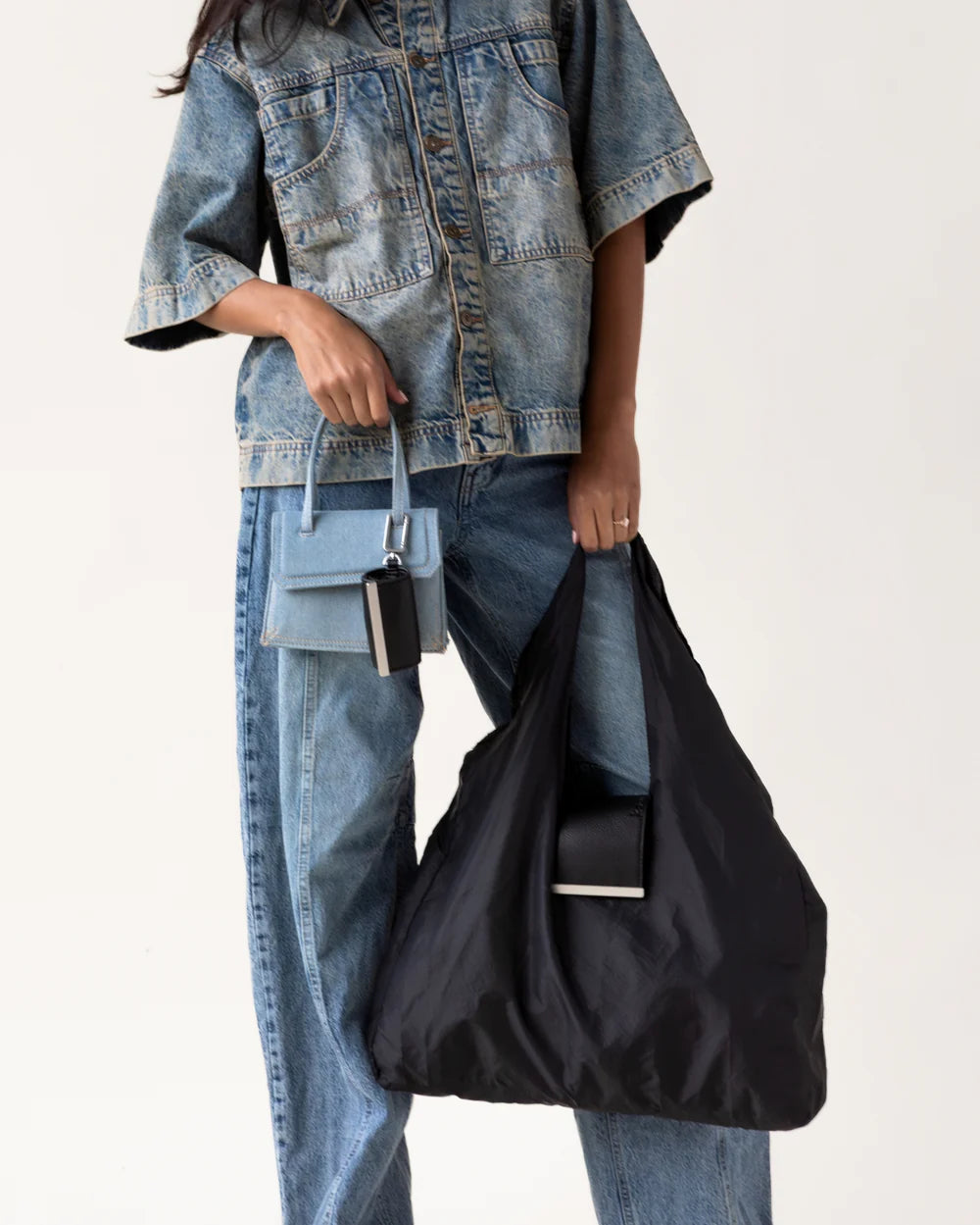 keychain tote - olive