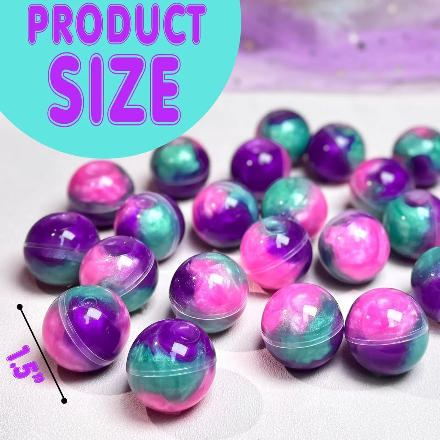 Galaxy Slime Balls Children's Toy Set (24-Piece)