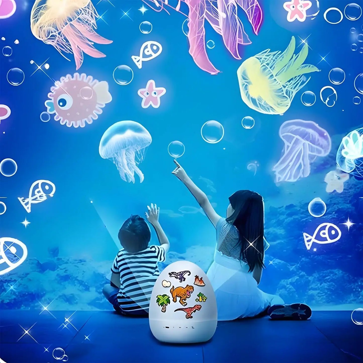 Dinosaur Egg Night Light Projector