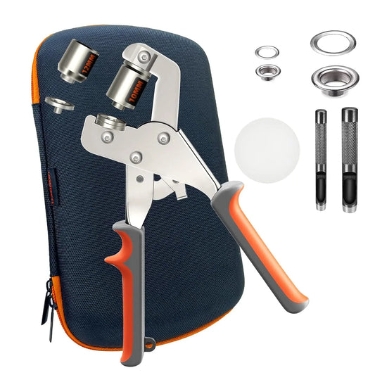 Heavy-duty ring sleeve kit (3/8 inch and 1/2 inch) includes a bag, 200 10mm rings and 200 12mm rings.