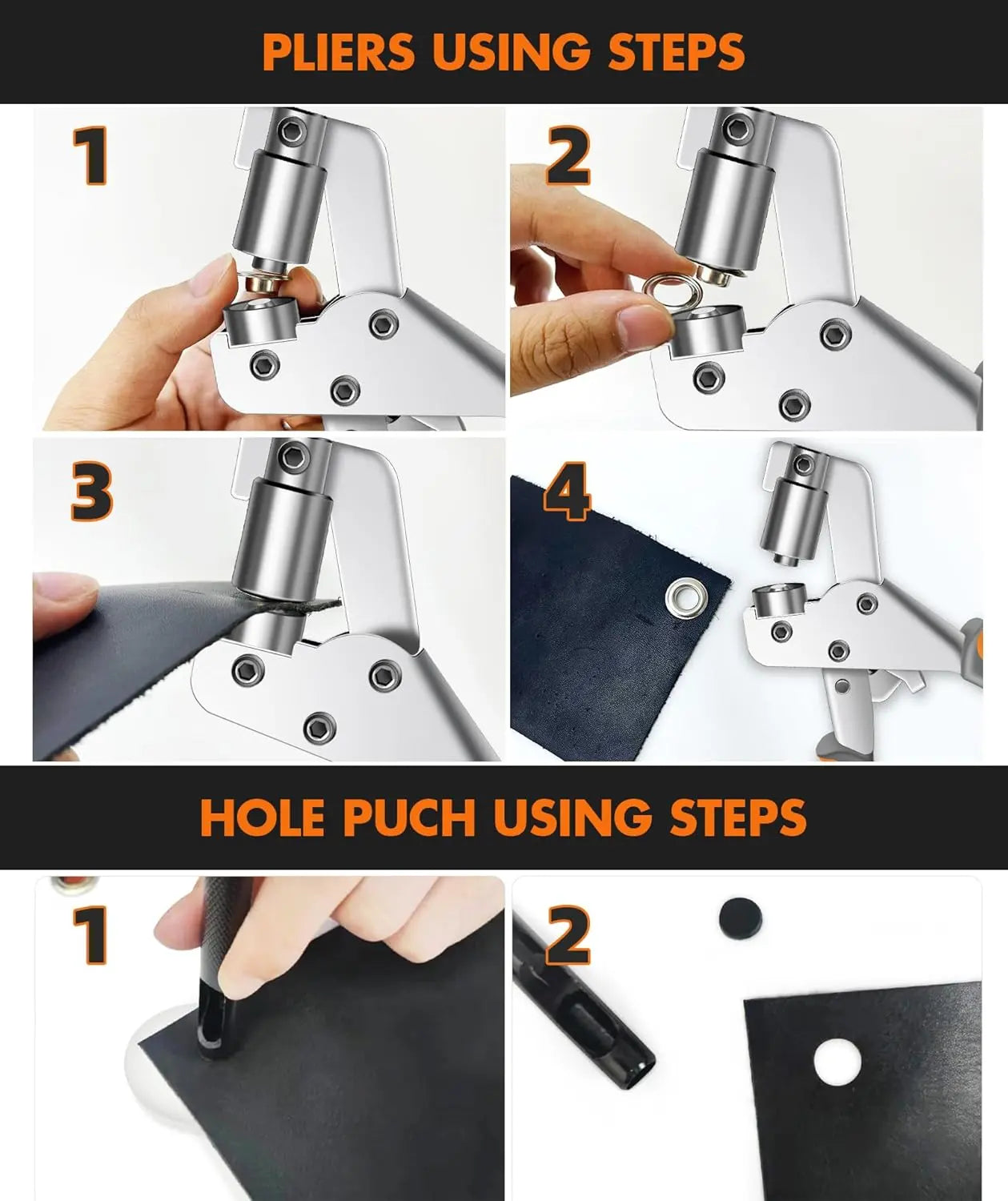 Heavy-duty ring sleeve kit (3/8 inch and 1/2 inch) includes a bag, 200 10mm rings and 200 12mm rings.