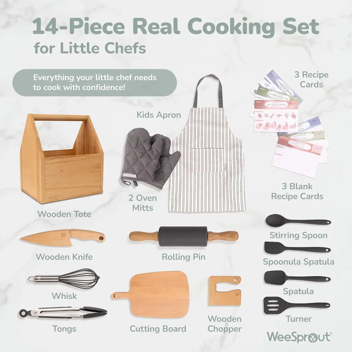 Little Chef Kids' Cooking and Baking Set