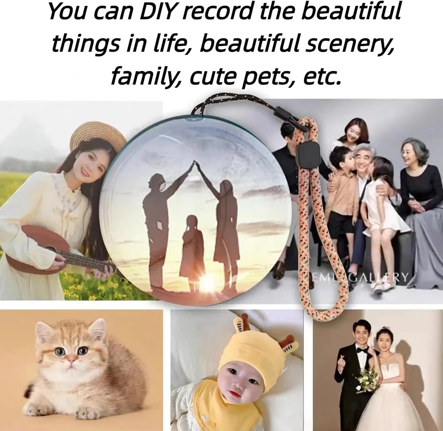 Personalized Crystal Ball Video Player (with 3D Video Display Light)