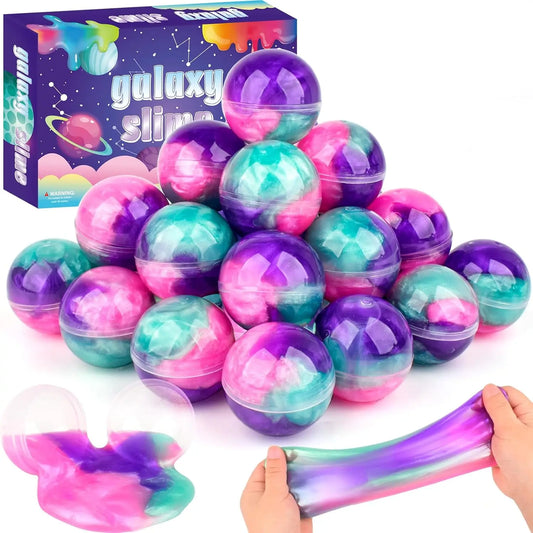 Galaxy Slime Balls Children's Toy Set (24-Piece)