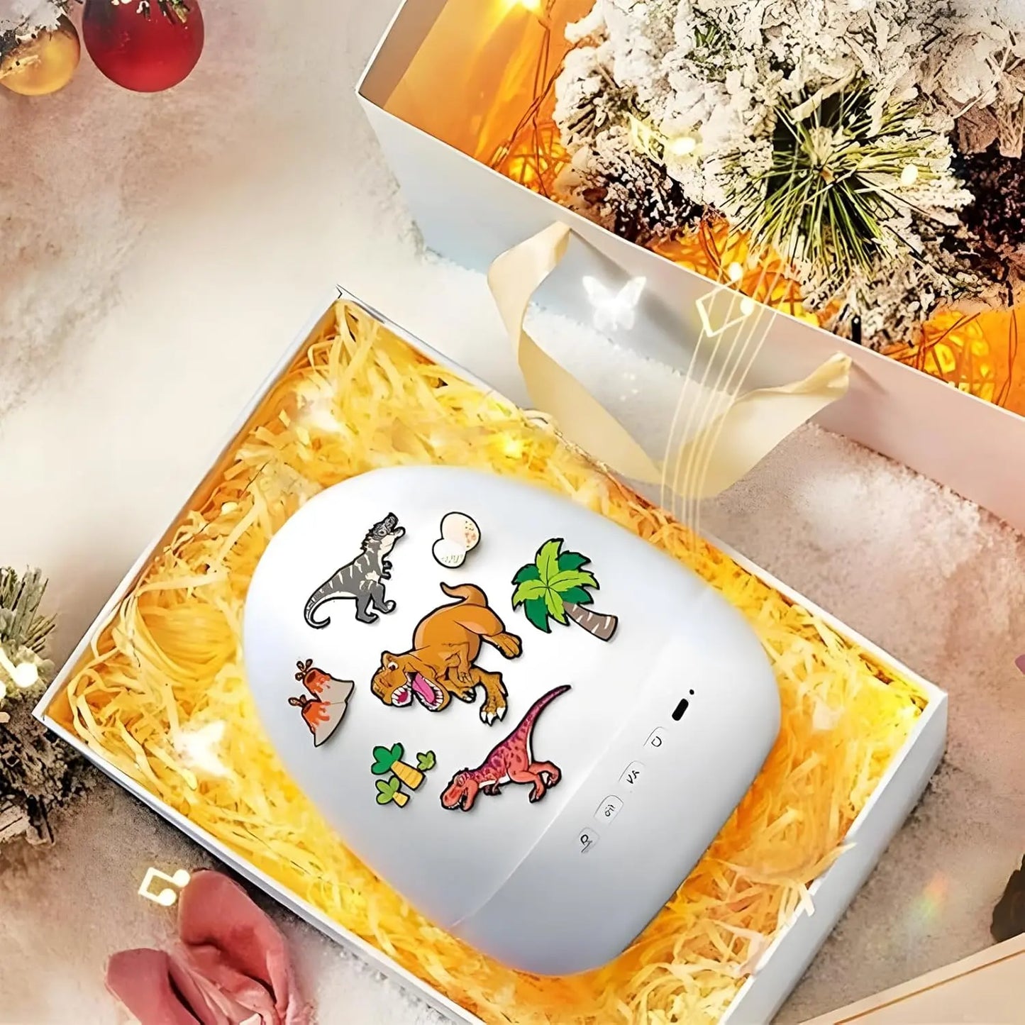 Dinosaur Egg Night Light Projector