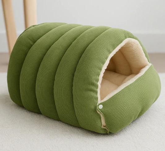 Thickened and warm detachable enclosed bed for dogs and cats