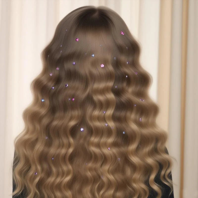 š Glitter Diamond Styling Tools Hair Gemstone Styling Setš